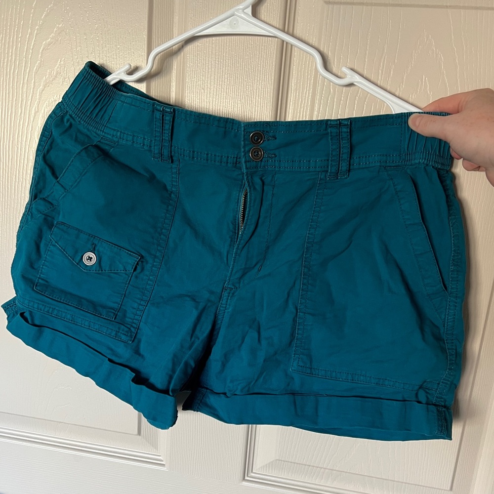 Turquoise shorts